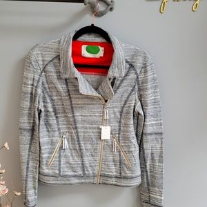 Anthropolgie Small Tweed Moto Jacket